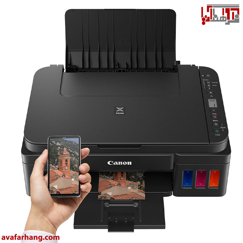 پرینتر رنگی چند کاره جوهر افشان کانن مدل Canon PIXMA G۳۴۱۱