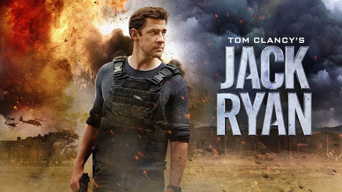 جان کرازینسکی بازیگر نقش جک رایان و تصویری از انفجار در سریال tom clancys jack ryan