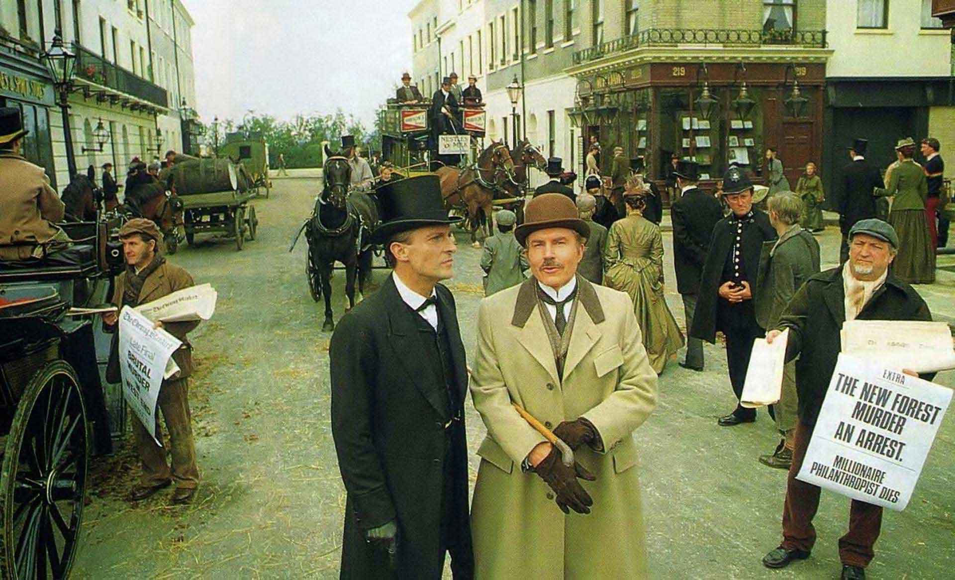 جرمی برت و دیوید برک در بازگشت شرلوک هولمز