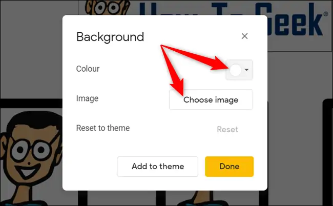 آموزش تغییر تصویر پس‌زمینه یا رنگ زمینه در Google Slides