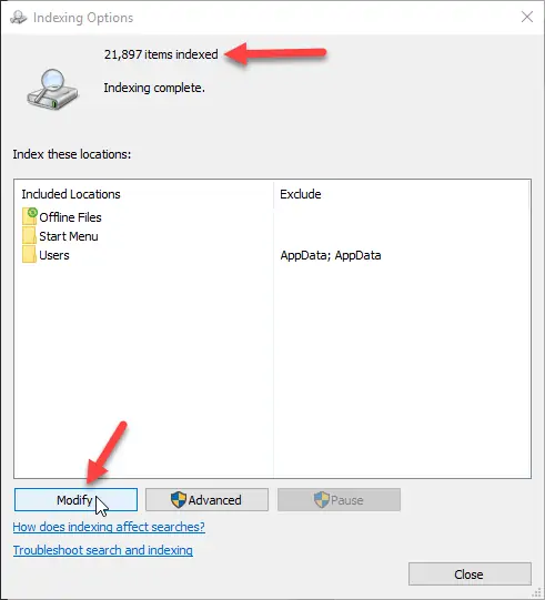 آموزش سرچ فایل و محتویات فایل ها در ویندوز و حل مشکل کار نکردن سرچ ویندوز