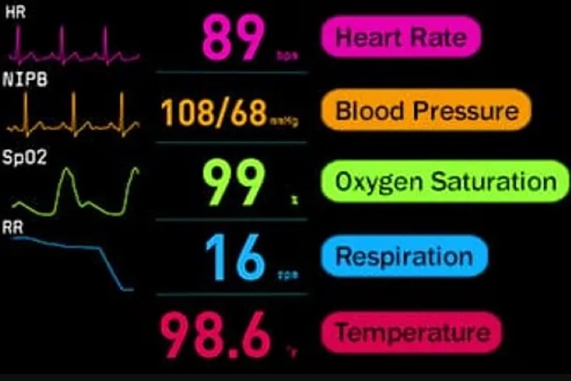 How to read a vital signs monitor