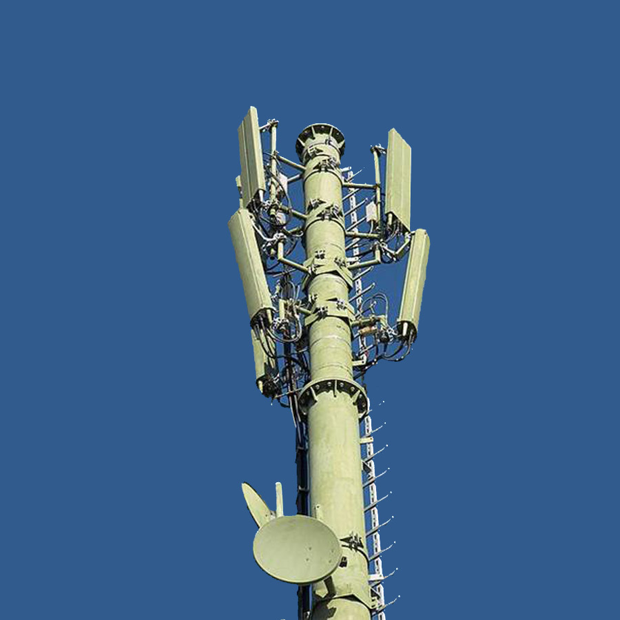 Telecommunication monopole mast